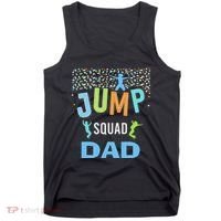 Dad Daddy Jump Squad Birthday Boy Trampoline Jumper Bday Tank Top thumb 0