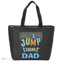 Dad Daddy Jump Squad Birthday Boy Trampoline Jumper Bday Tote Bag thumb 0