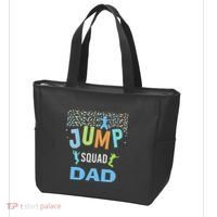 Dad Daddy Jump Squad Birthday Boy Trampoline Jumper Bday Tote Bag thumb 3