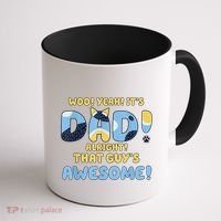 Dog Dad Joke ItS Dad Alright That Guys Awesome Fathers Day Coffee Mug thumb 1