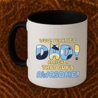 Dog Dad Joke ItS Dad Alright That Guys Awesome Fathers Day Coffee Mug thumb 2