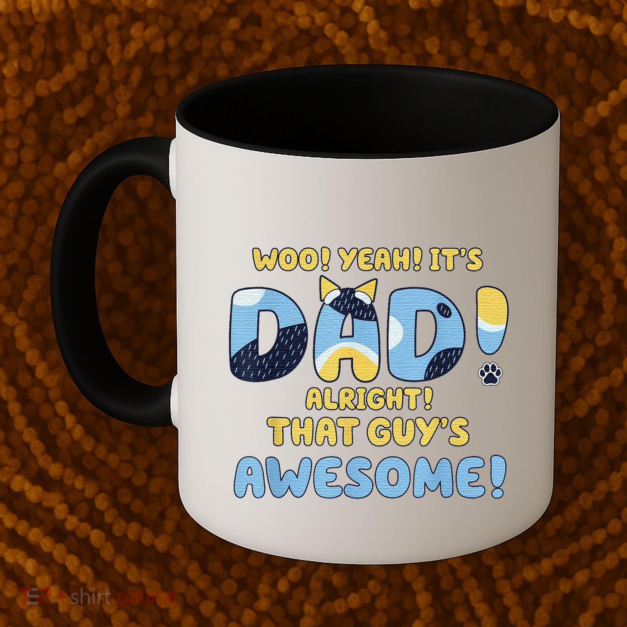 Dog Dad Joke ItS Dad Alright That Guys Awesome Fathers Day Coffee Mug