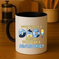 Dog Dad Joke ItS Dad Alright That Guys Awesome Fathers Day Coffee Mug thumb 4