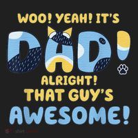 Dog Dad Joke ItS Dad Alright That Guys Awesome Fathers Day Tumbler thumb 3