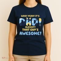 Dog Dad Joke ItS Dad Alright That Guys Awesome Fathers Day T-Shirt thumb 4