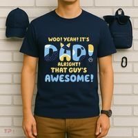 Dog Dad Joke ItS Dad Alright That Guys Awesome Fathers Day T-Shirt thumb 6
