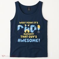 Dog Dad Joke ItS Dad Alright That Guys Awesome Fathers Day Tank Top thumb 2