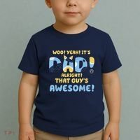 Dog Dad Joke ItS Dad Alright That Guys Awesome Fathers Day Toddler T-Shirt thumb 2