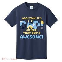 Dog Dad Joke ItS Dad Alright That Guys Awesome Fathers Day Kids T-Shirt thumb 0