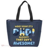 Dog Dad Joke ItS Dad Alright That Guys Awesome Fathers Day Tote Bag thumb 0