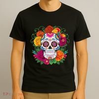 Dia De Los Muertos Costume Day Of The Dead Sugar Skull T-Shirt thumb 3
