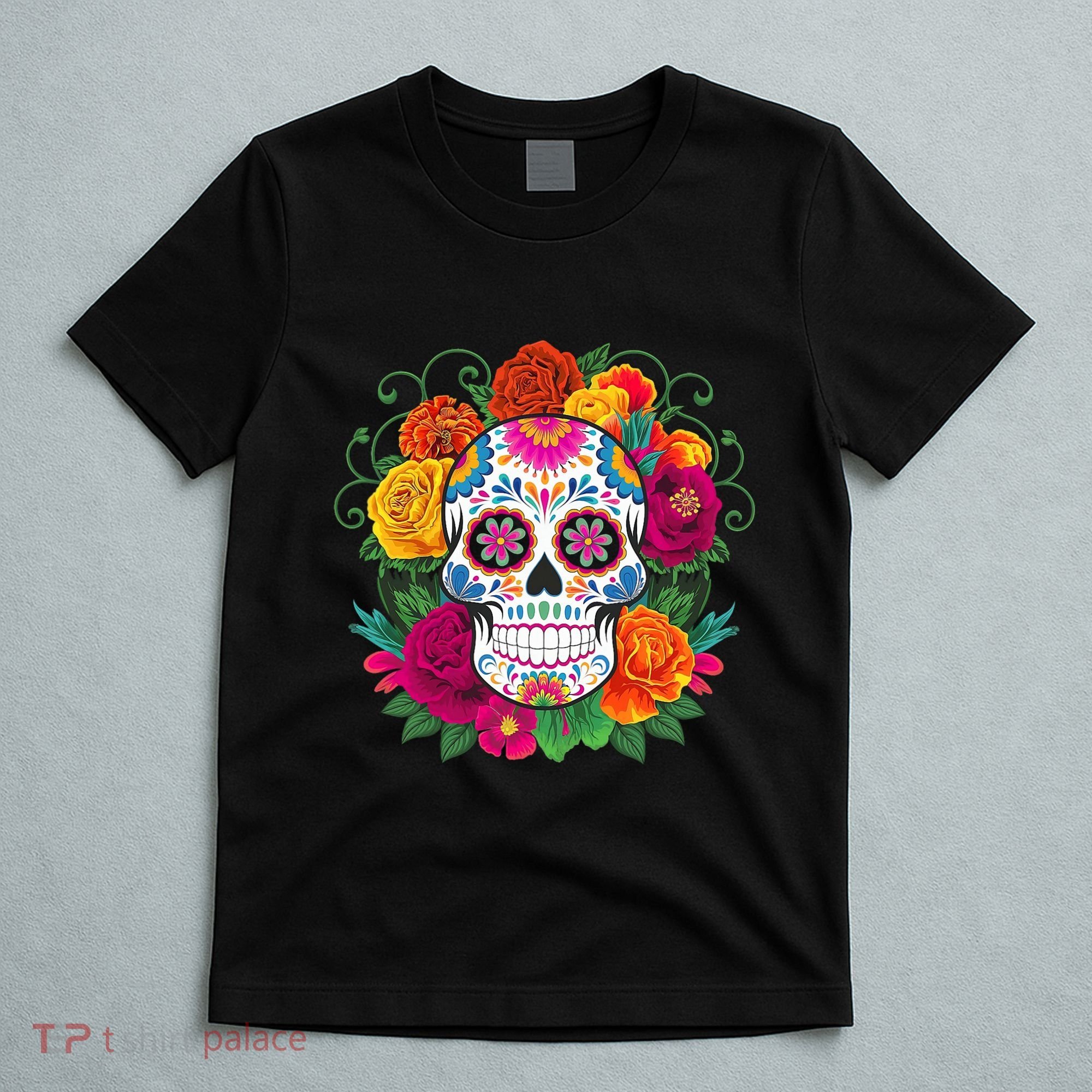 Dia De Los Muertos Costume Day Of The Dead Sugar Skull T-Shirt