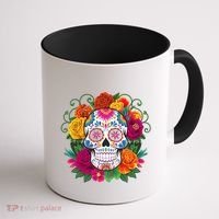 Dia De Los Muertos Costume Day Of The Dead Sugar Skull Coffee Mug thumb 1