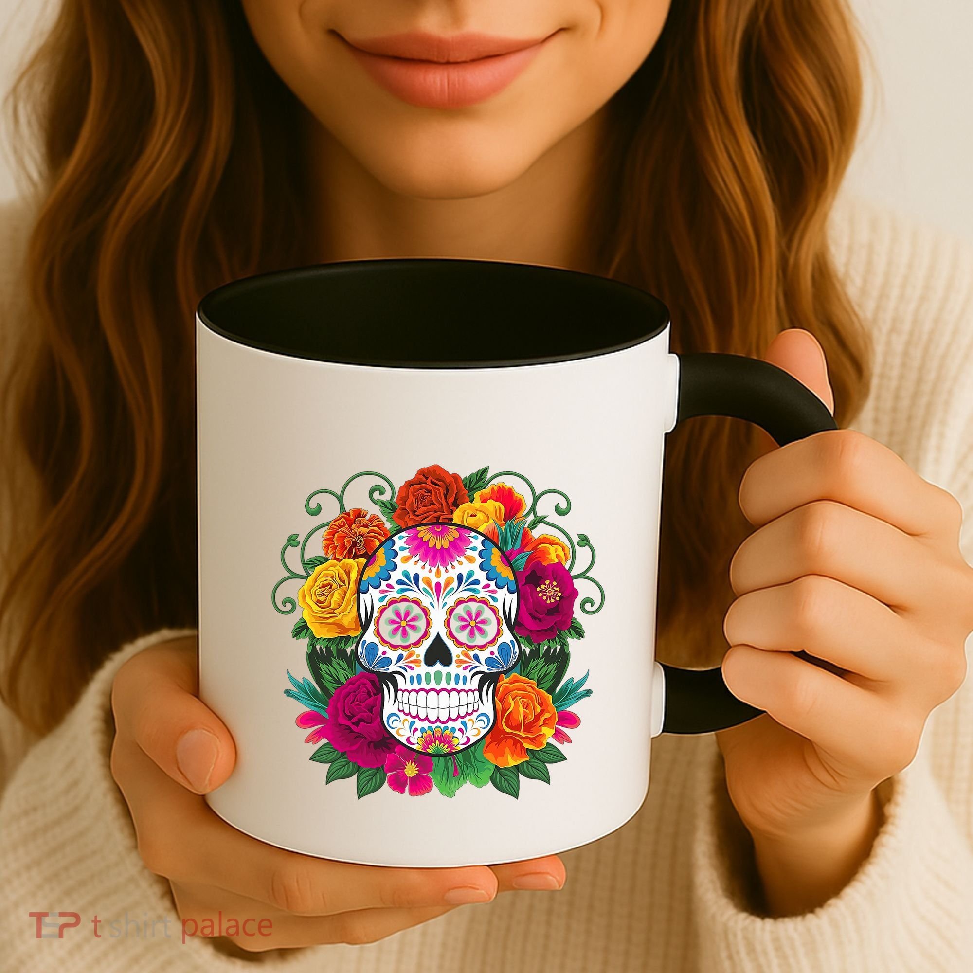 Dia De Los Muertos Costume Day Of The Dead Sugar Skull Coffee Mug