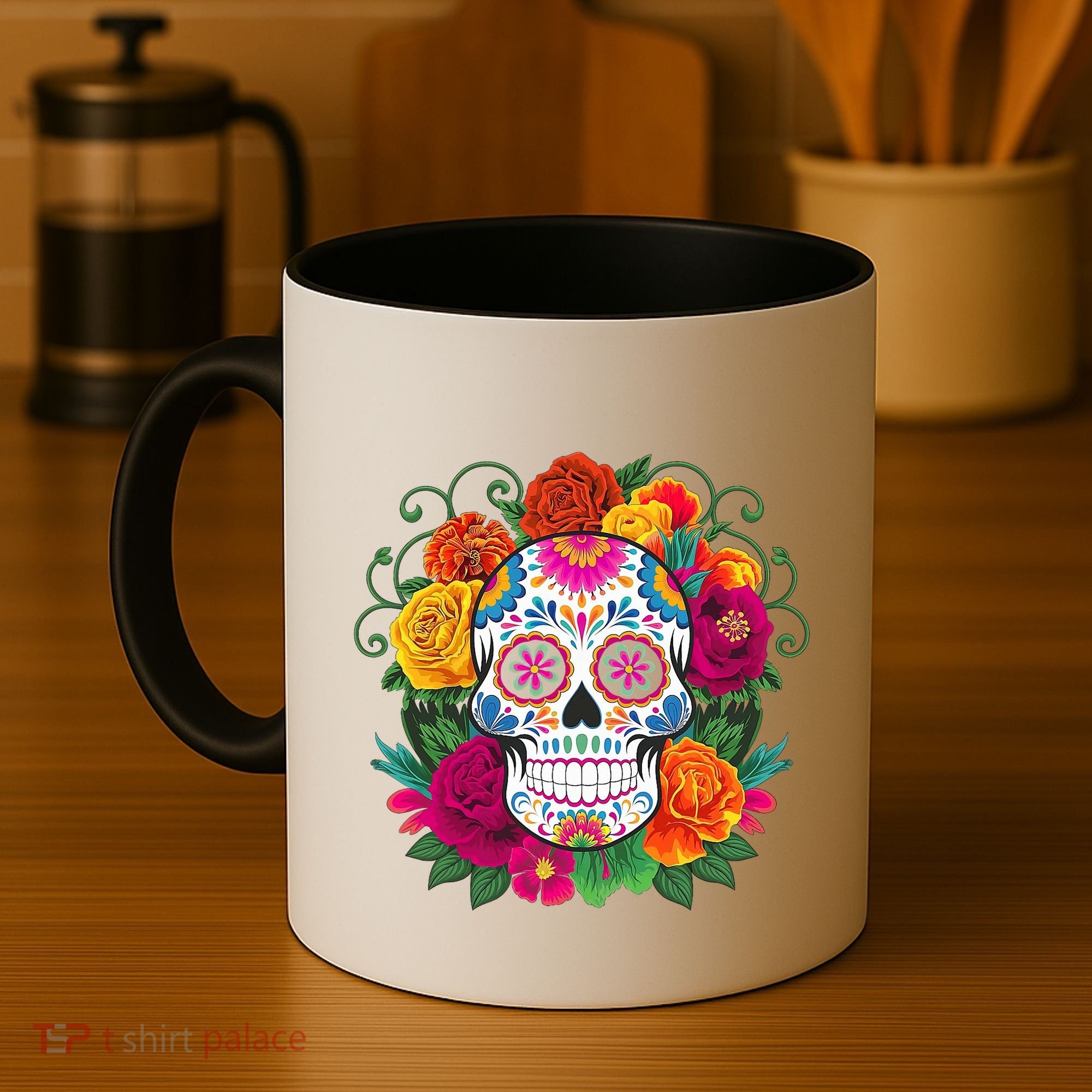 Dia De Los Muertos Costume Day Of The Dead Sugar Skull Coffee Mug