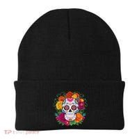 Dia De Los Muertos Costume Day Of The Dead Sugar Skull Beanie thumb 0