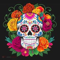 Dia De Los Muertos Costume Day Of The Dead Sugar Skull Ornament thumb 1