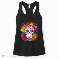 Dia De Los Muertos Costume Day Of The Dead Sugar Skull Women's Tank Top thumb 0