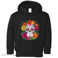 Dia De Los Muertos Costume Day Of The Dead Sugar Skull Toddler Hoodie thumb 0