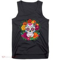 Dia De Los Muertos Costume Day Of The Dead Sugar Skull Tank Top thumb 0