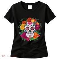 Dia De Los Muertos Costume Day Of The Dead Sugar Skull Women's T-Shirt thumb 0