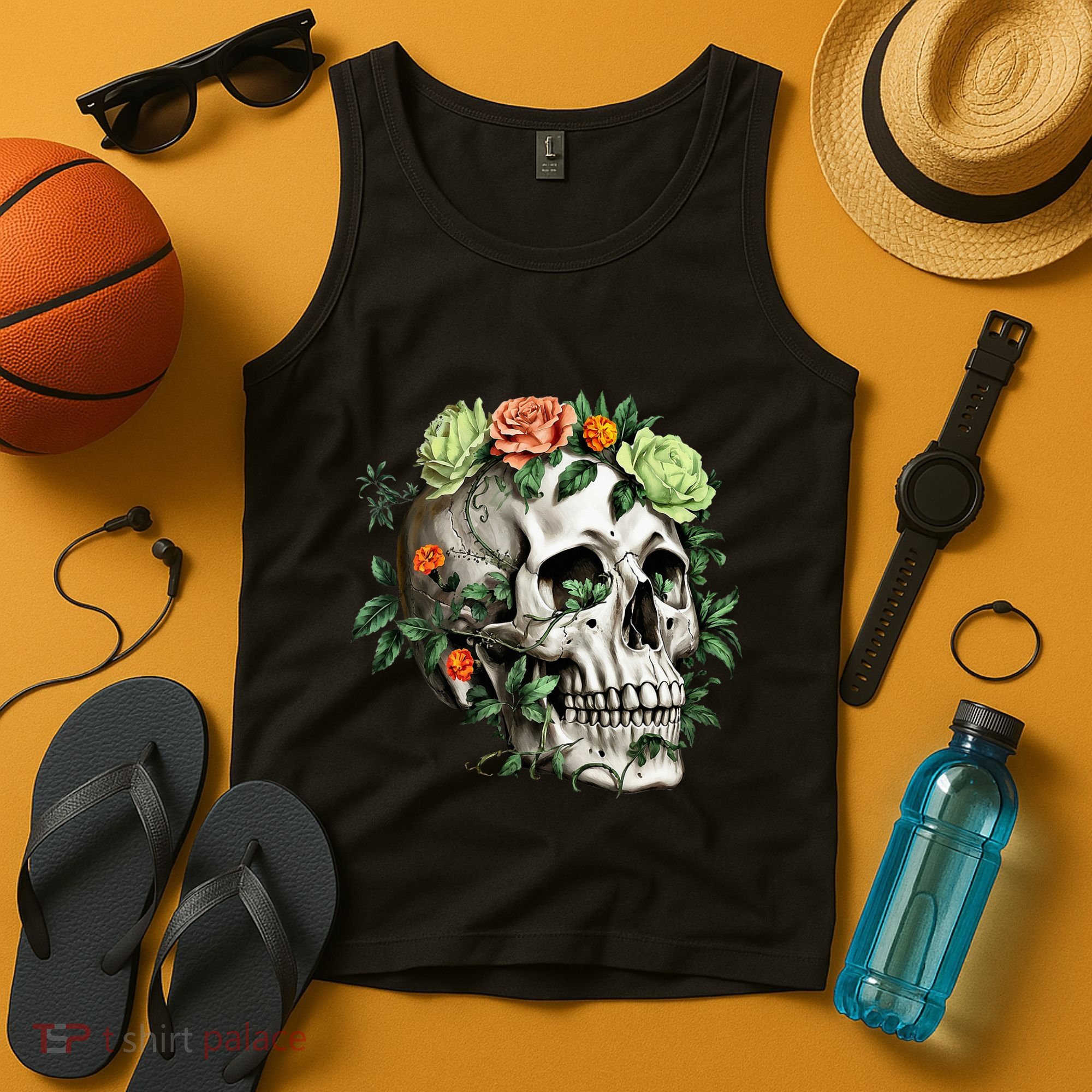 Dia De Los Muertos Costume Day Of The Dead Sugar Skull Tank Top
