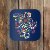 Dia De Los Muertos Skeleton Riding Dinosaur Coaster thumb 0