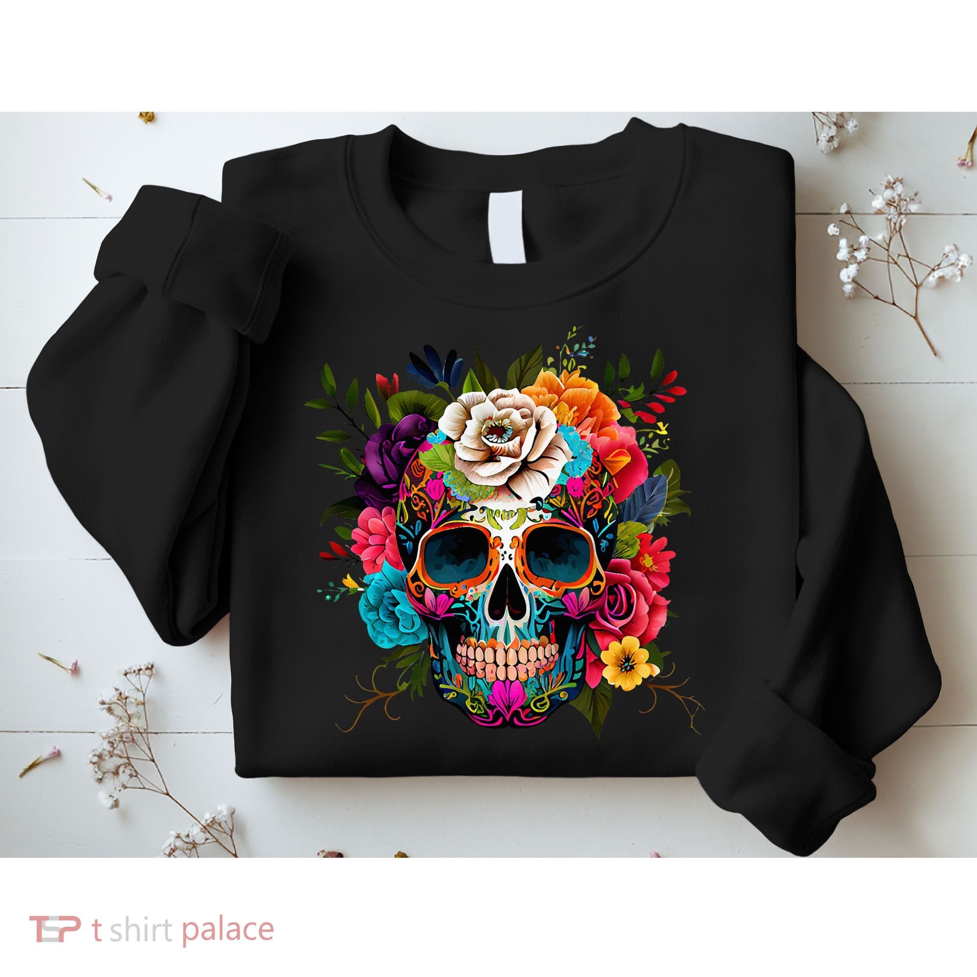 Dia De Los Muertos Costume Day Of Dead Sugar Skull Sweatshirt