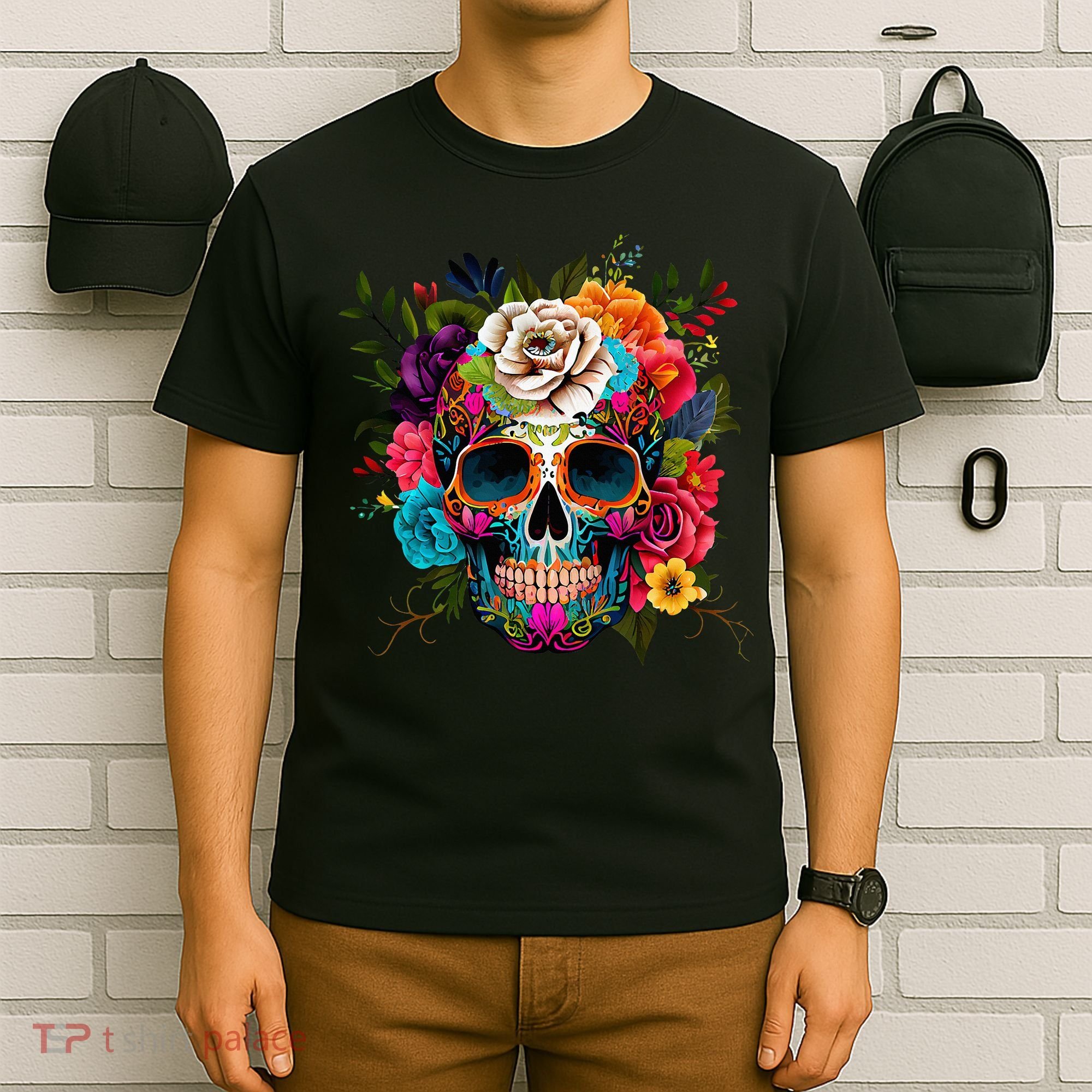 Dia De Los Muertos Costume Day Of Dead Sugar Skull T-Shirt