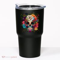 Dia De Los Muertos Costume Day Of Dead Sugar Skull Tumbler thumb 0
