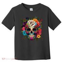 Dia De Los Muertos Costume Day Of Dead Sugar Skull Toddler T-Shirt thumb 0