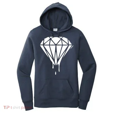 DRIPPING DIAMOND LOGO Women's Hoodie