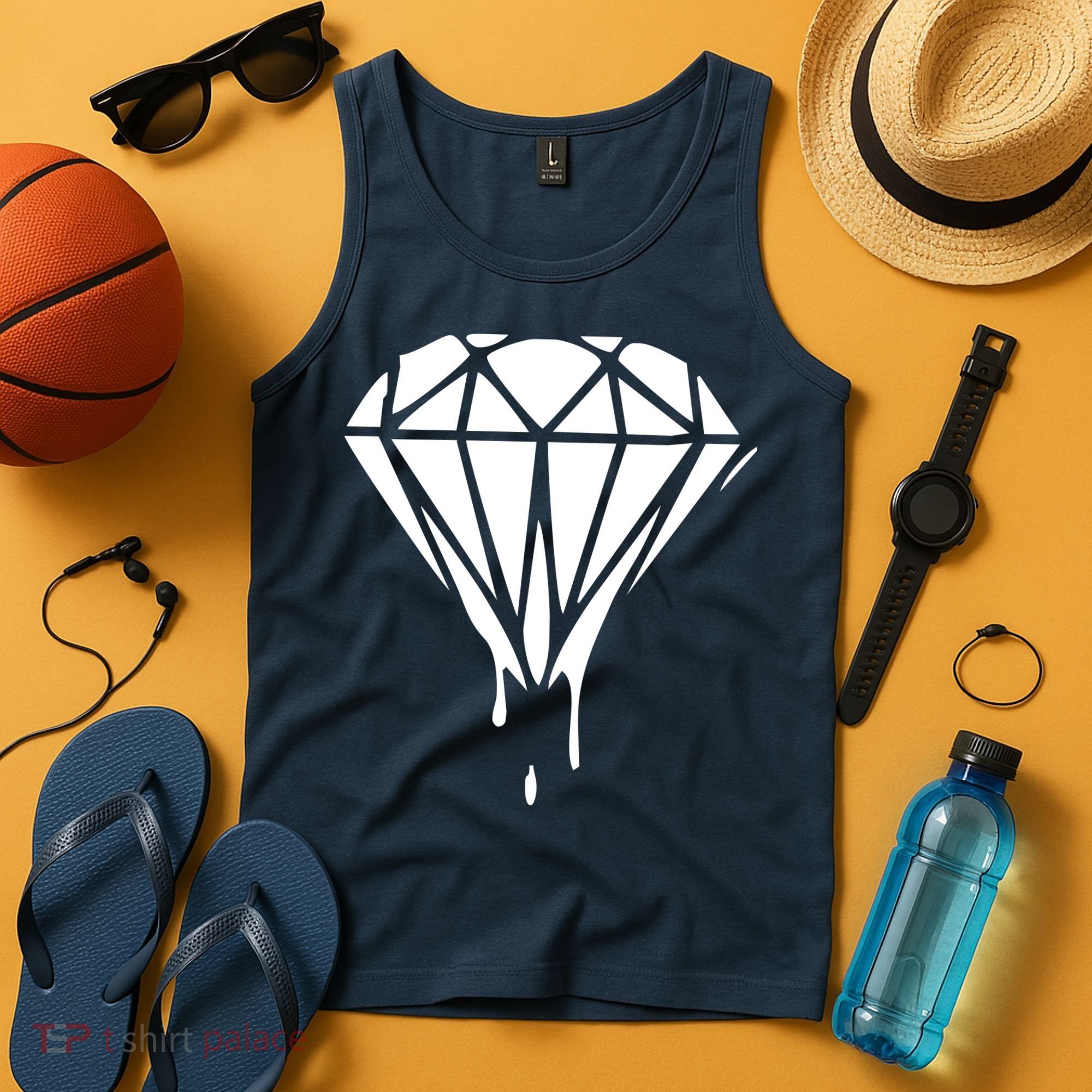 DRIPPING DIAMOND LOGO Tank Top