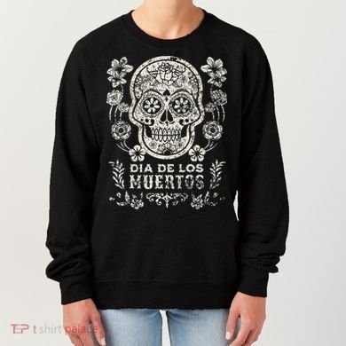 Dia De Los Muertos Mexico Sugar Skull Women's Sweatshirt