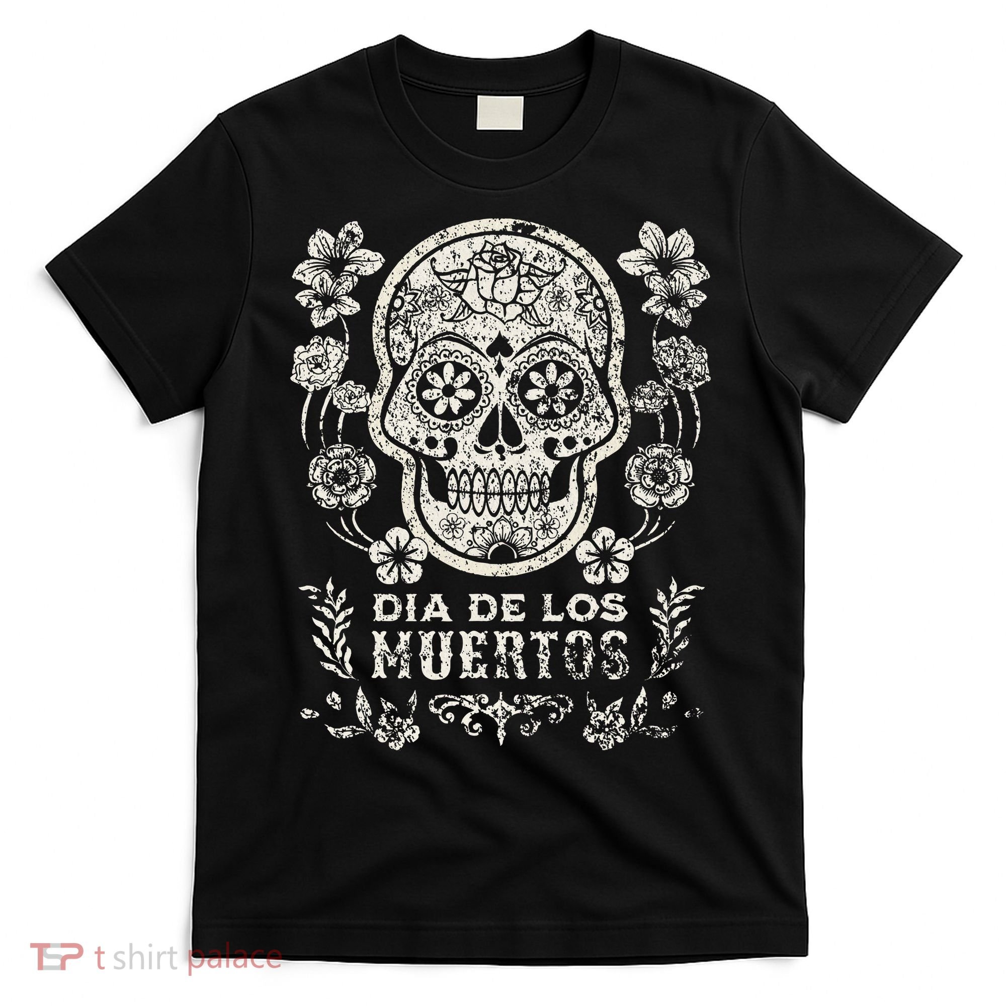 Dia De Los Muertos Mexico Sugar Skull T-Shirt