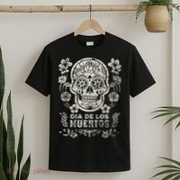 Dia De Los Muertos Mexico Sugar Skull T-Shirt thumb 2