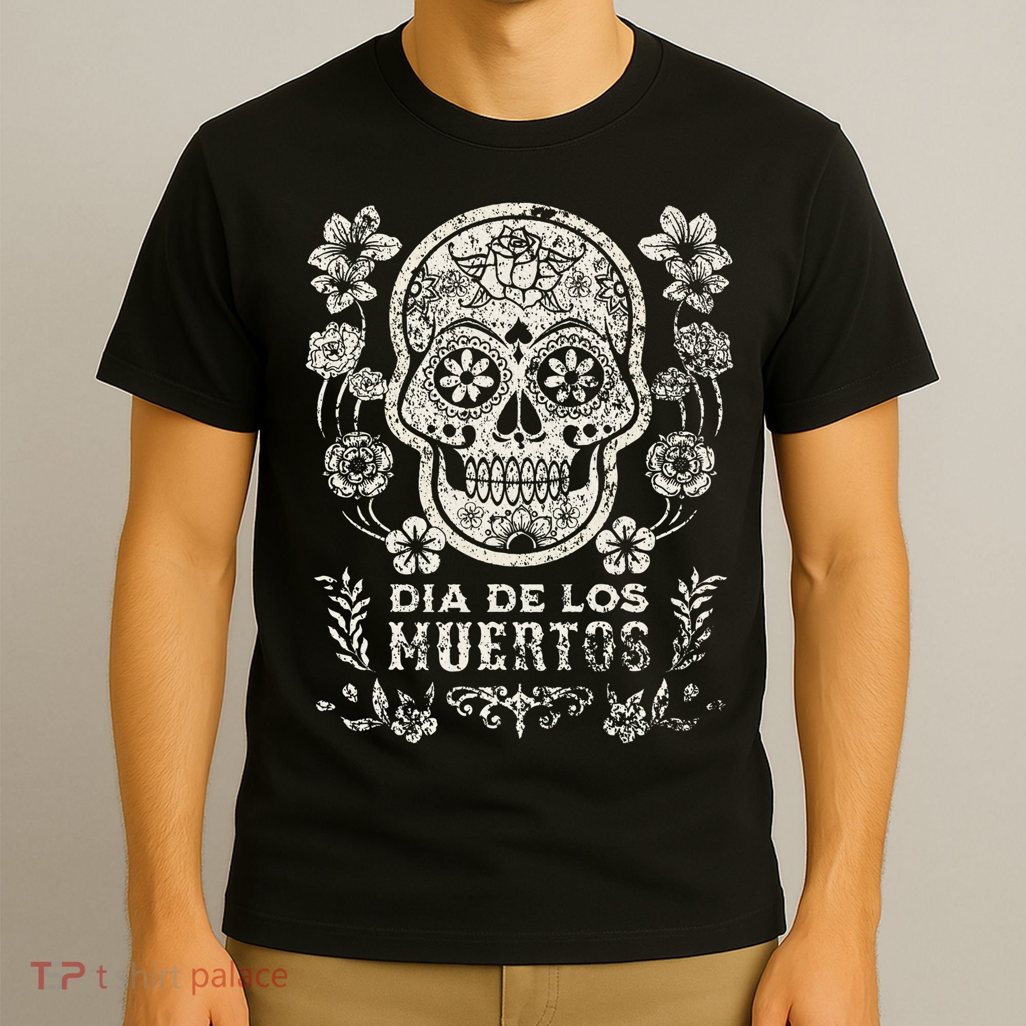 Dia De Los Muertos Mexico Sugar Skull T-Shirt
