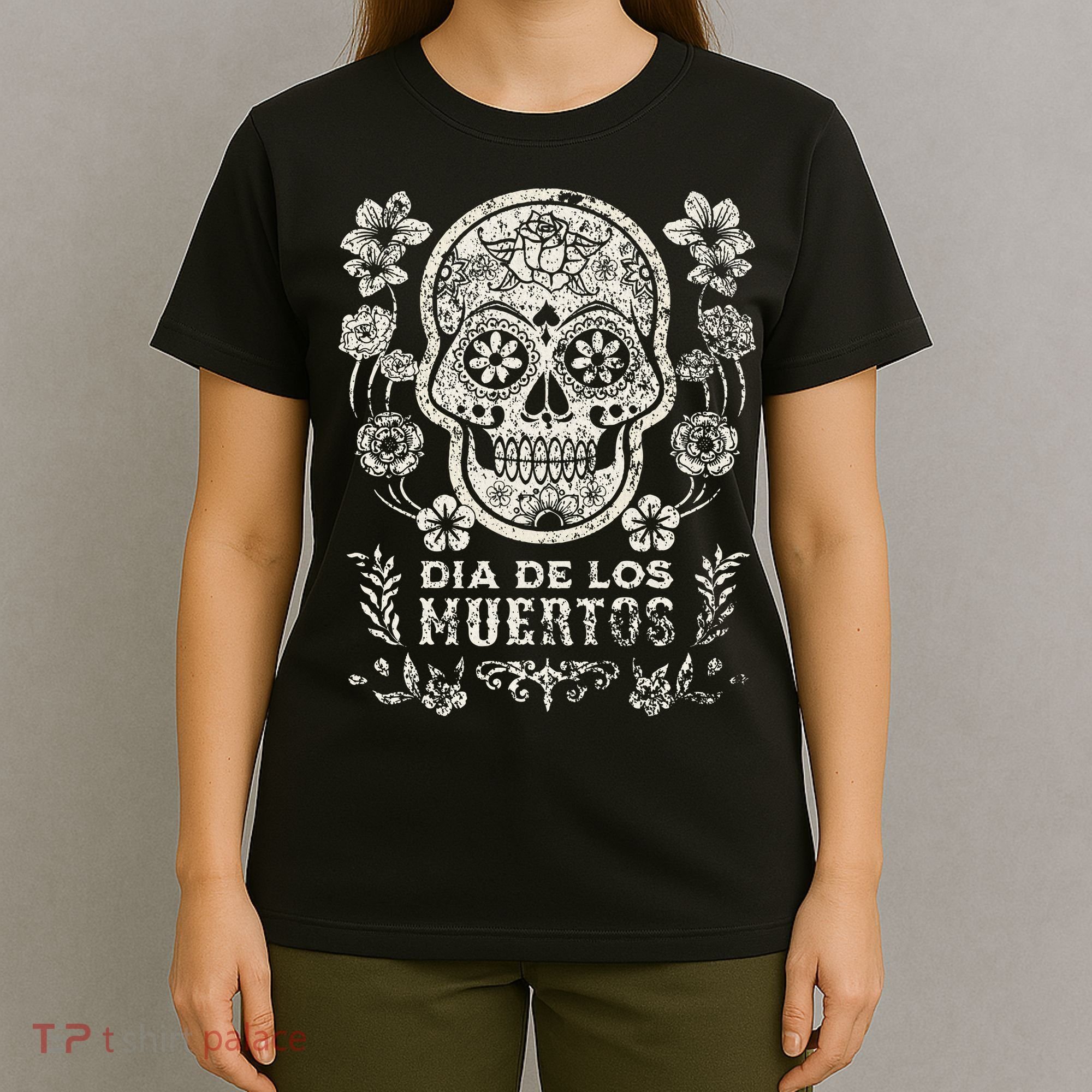 Dia De Los Muertos Mexico Sugar Skull T-Shirt