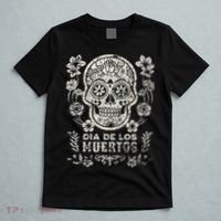 Dia De Los Muertos Mexico Sugar Skull T-Shirt thumb 5