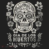 Dia De Los Muertos Mexico Sugar Skull Beanie thumb 2