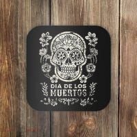 Dia De Los Muertos Mexico Sugar Skull Coaster thumb 0