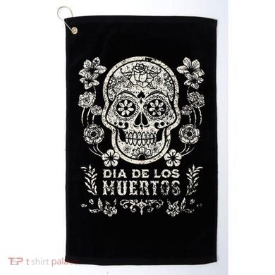 Dia De Los Muertos Mexico Sugar Skull Golf Towel