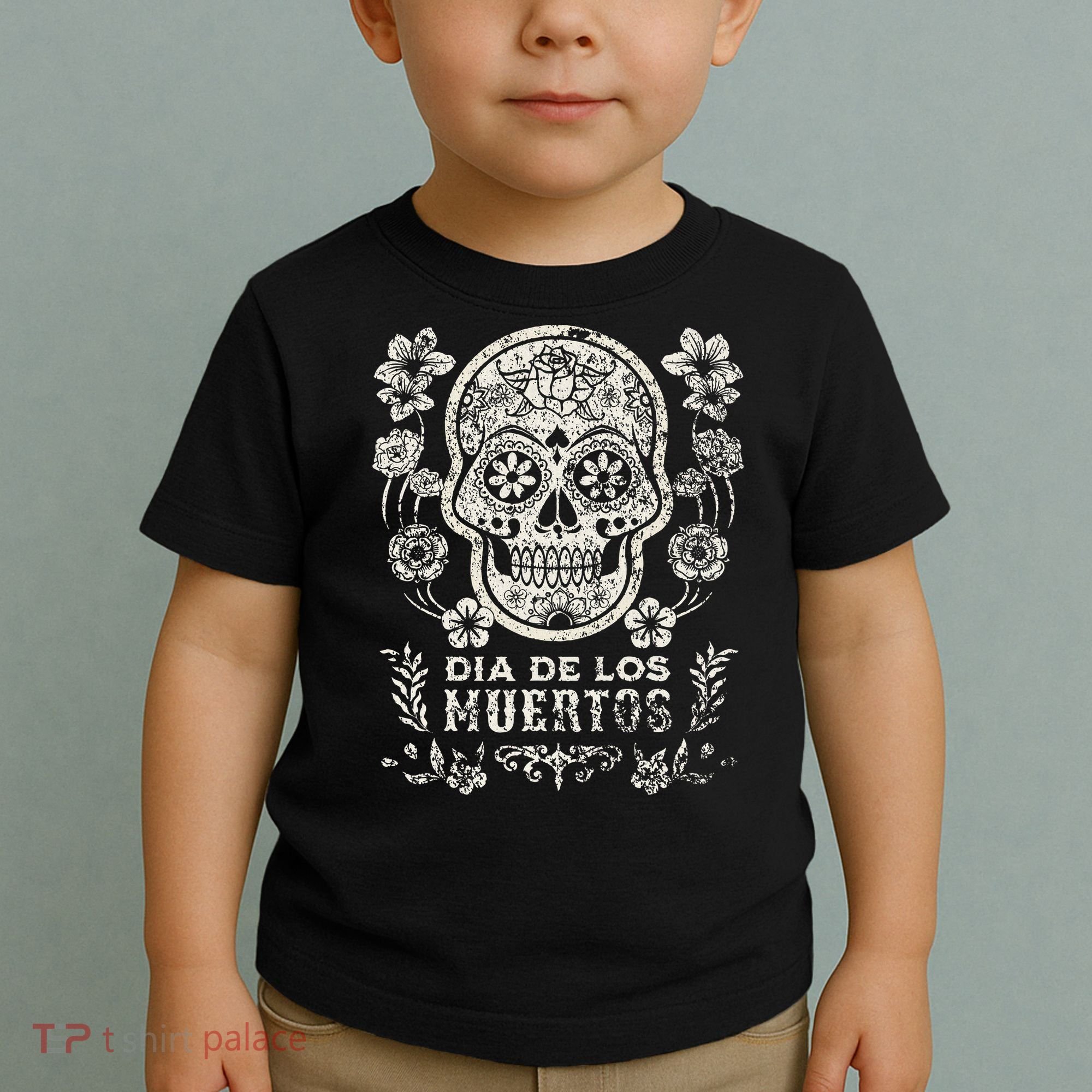 Dia De Los Muertos Mexico Sugar Skull Toddler T-Shirt
