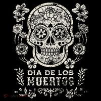 Dia De Los Muertos Mexico Sugar Skull Women's Long Sleeve Shirt thumb 2