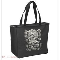 Dia De Los Muertos Mexico Sugar Skull Tote Bag thumb 2
