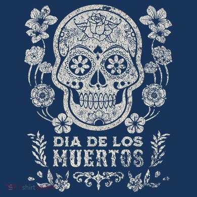 Dia De Los Muertos Mexico Sugar Skull Comfort Colors T-Shirt