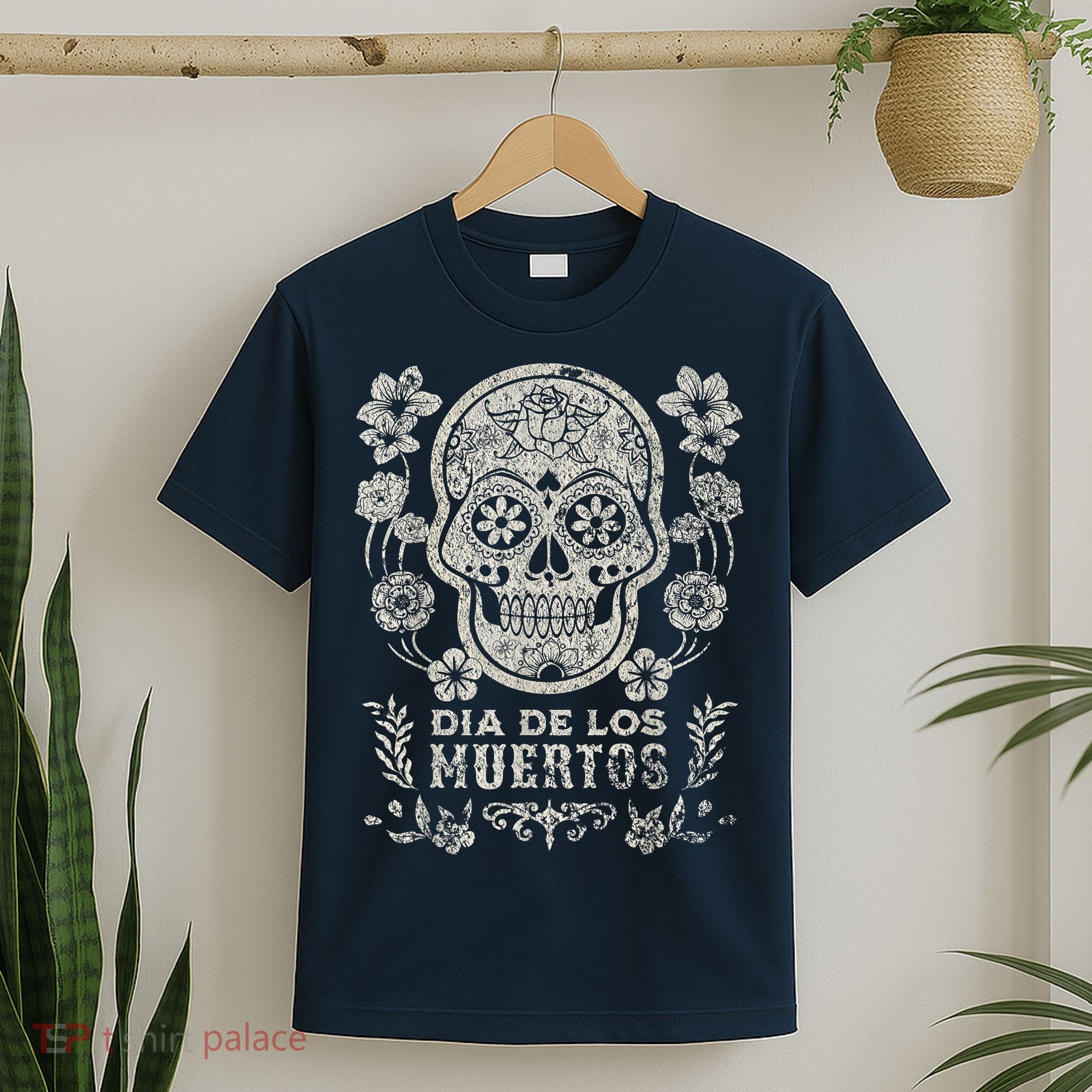 Dia De Los Muertos Mexico Sugar Skull T-Shirt