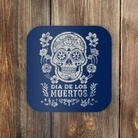 Dia De Los Muertos Mexico Sugar Skull Coaster thumb 0