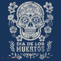 Dia De Los Muertos Mexico Sugar Skull Kids Hoodie thumb 5