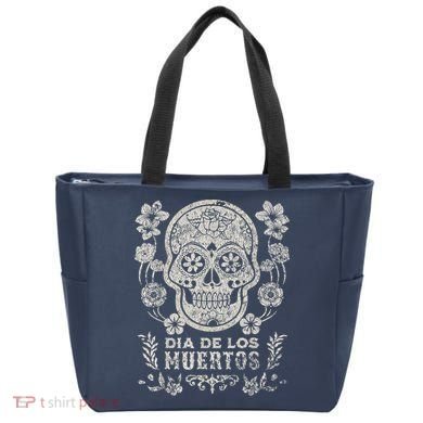 Dia De Los Muertos Mexico Sugar Skull Tote Bag